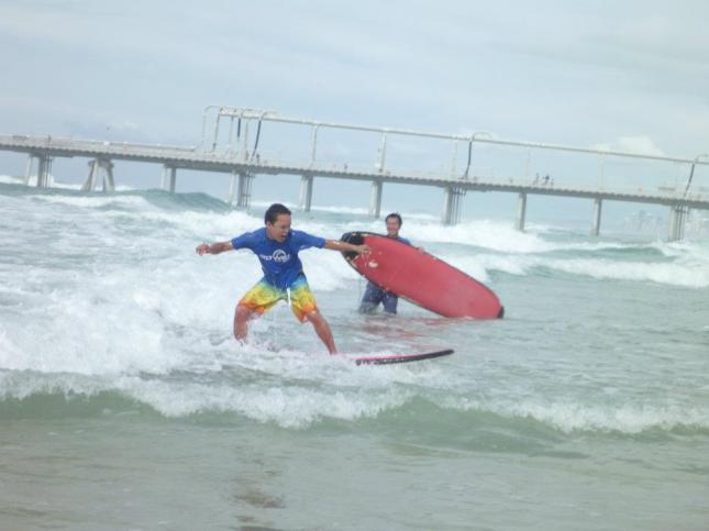 Me Surfing in Action